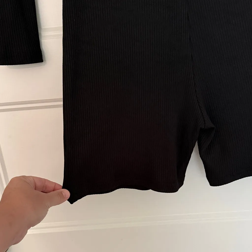 Princess Polly Black Long-Sleeve Romper - Image 14