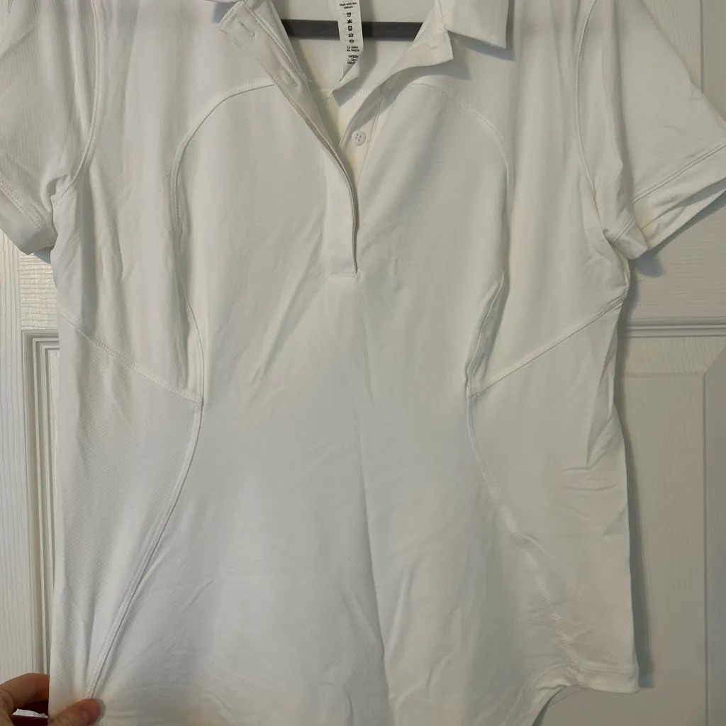 Lululemon Athletica Quick-Dry Short-Sleeve Polo Shirt - Image 3