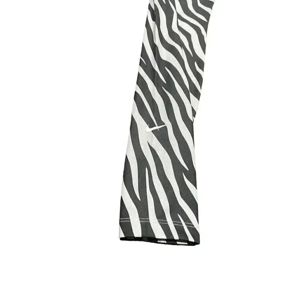 Nike Women's Icon‎ Clash 7/8 Zebra Print Running Gym Workout Leggings Size Small - Image 7