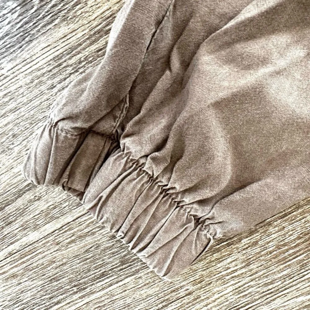 Cloth and Stone tan drawstring joggers - Image 8