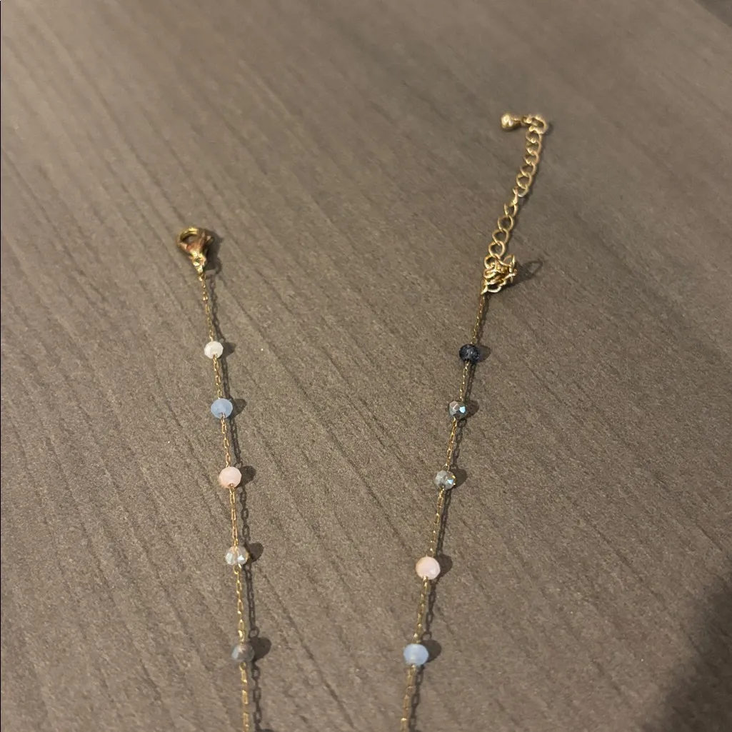 Beaded heart necklace - Image 3