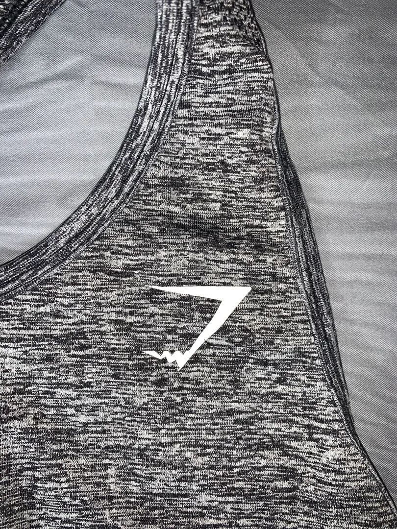 Gymshark Gray Workout Tank - Image 5