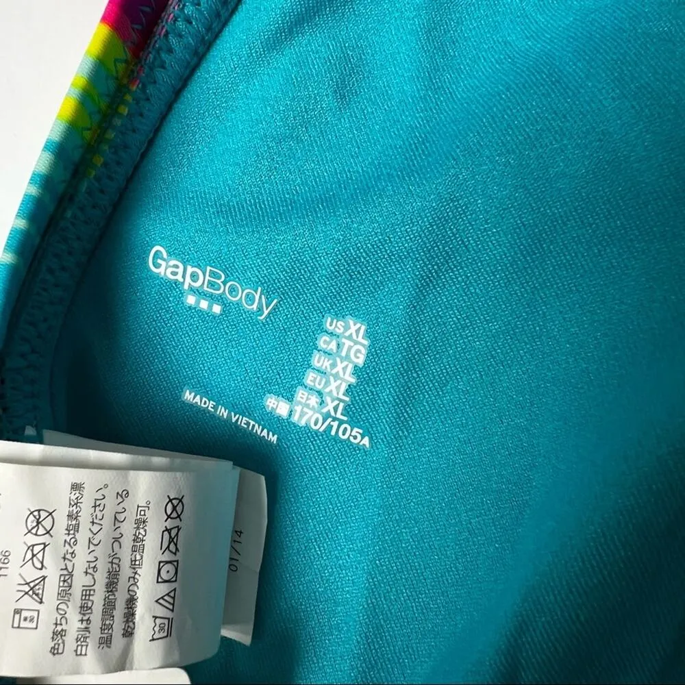 Gap Body Womens Multi-color  Halter Tie Top Sz XL - Image 7