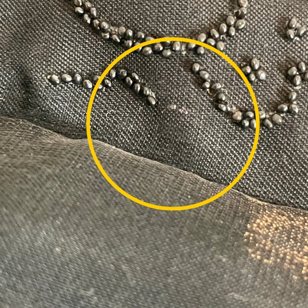 Vintage 90s Prom Halter Top Beads Tie Black Zip - Image 11