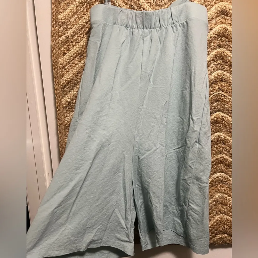 Zara Women's Light Blue Romper,Sleeveless,Spaghetti Strap, Size S - Image 4