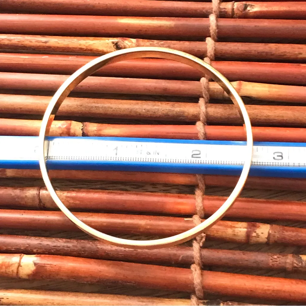 Monet  Gold Tone Bangle Bracelet - Image 4