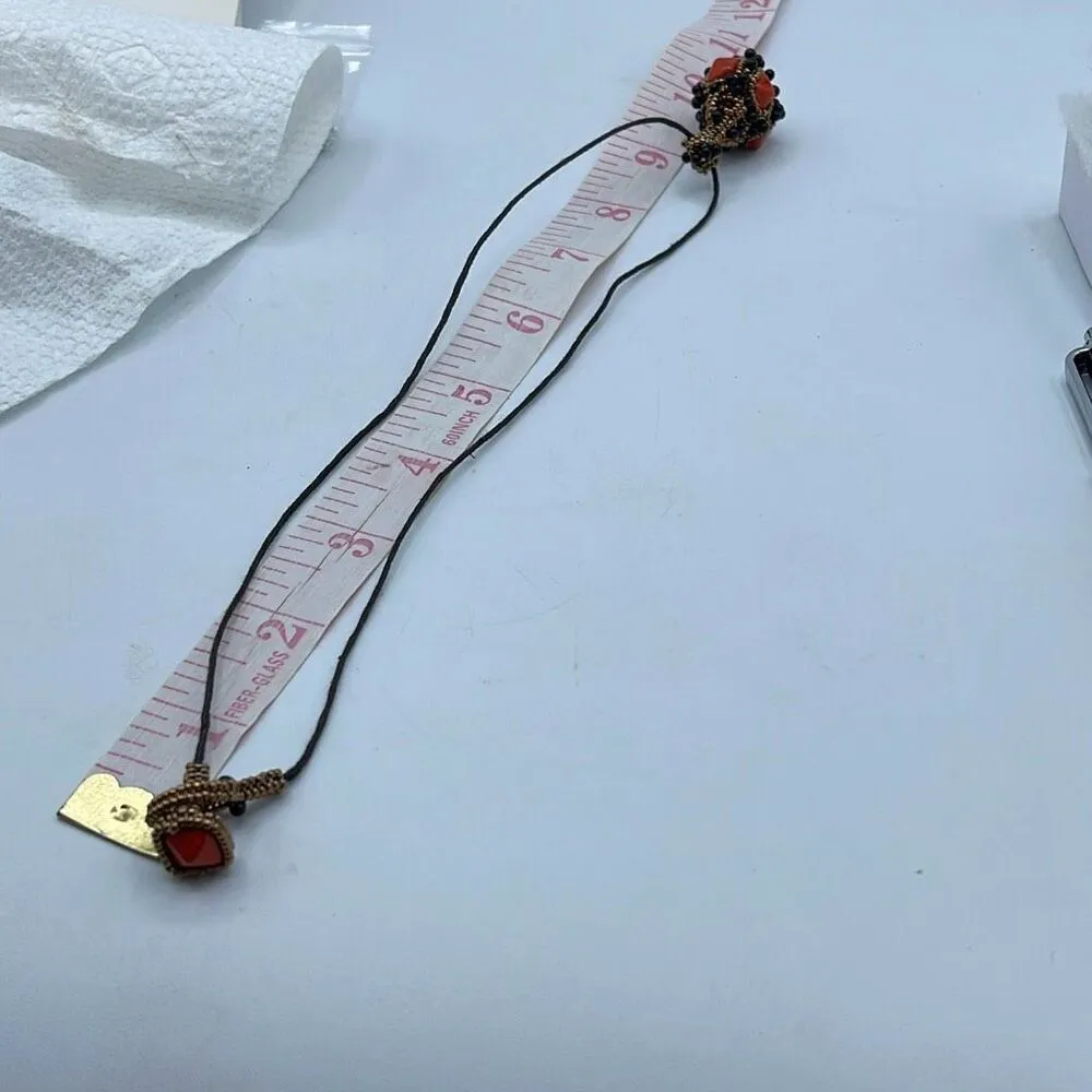 Artisan  made beaded pendant and clasp. - Image 6