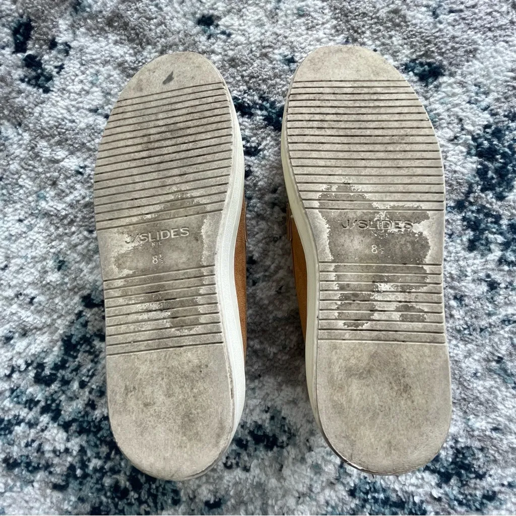 J slides loafers Tan Size 8.5 - Image 5