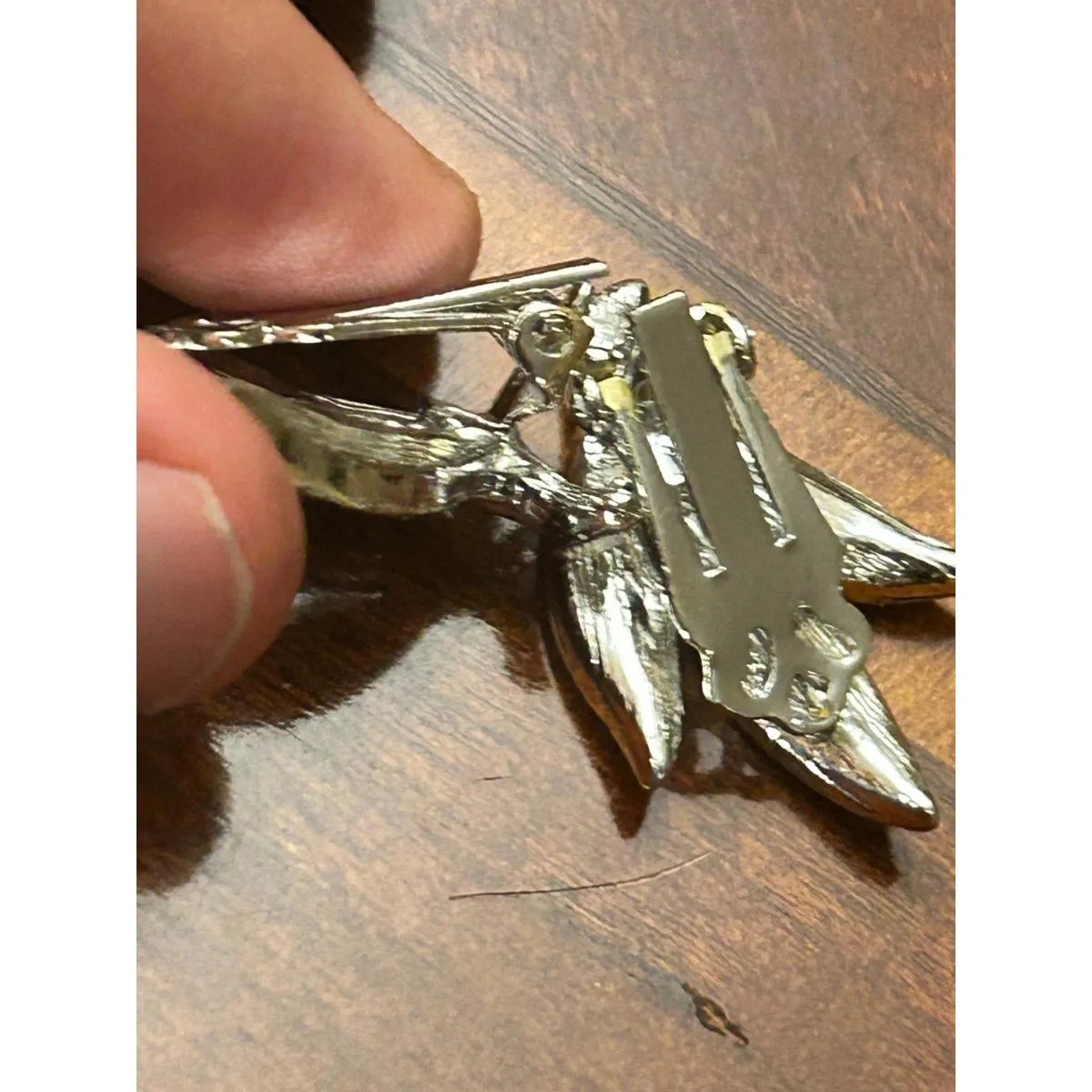 Earring fashion jewelry no hole vintage Silver - Image 4