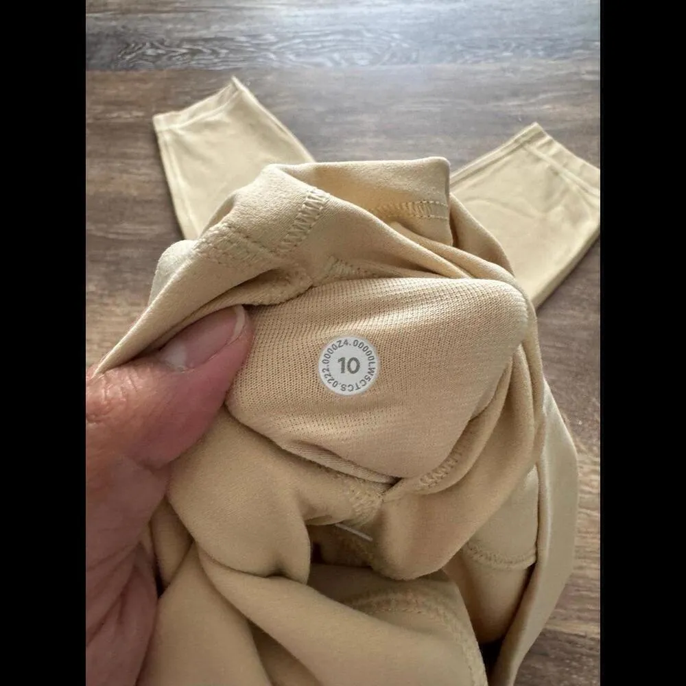Lululemon Align High Rise 25” Prosecco, Double Lined Size 10 NWT - Image 4