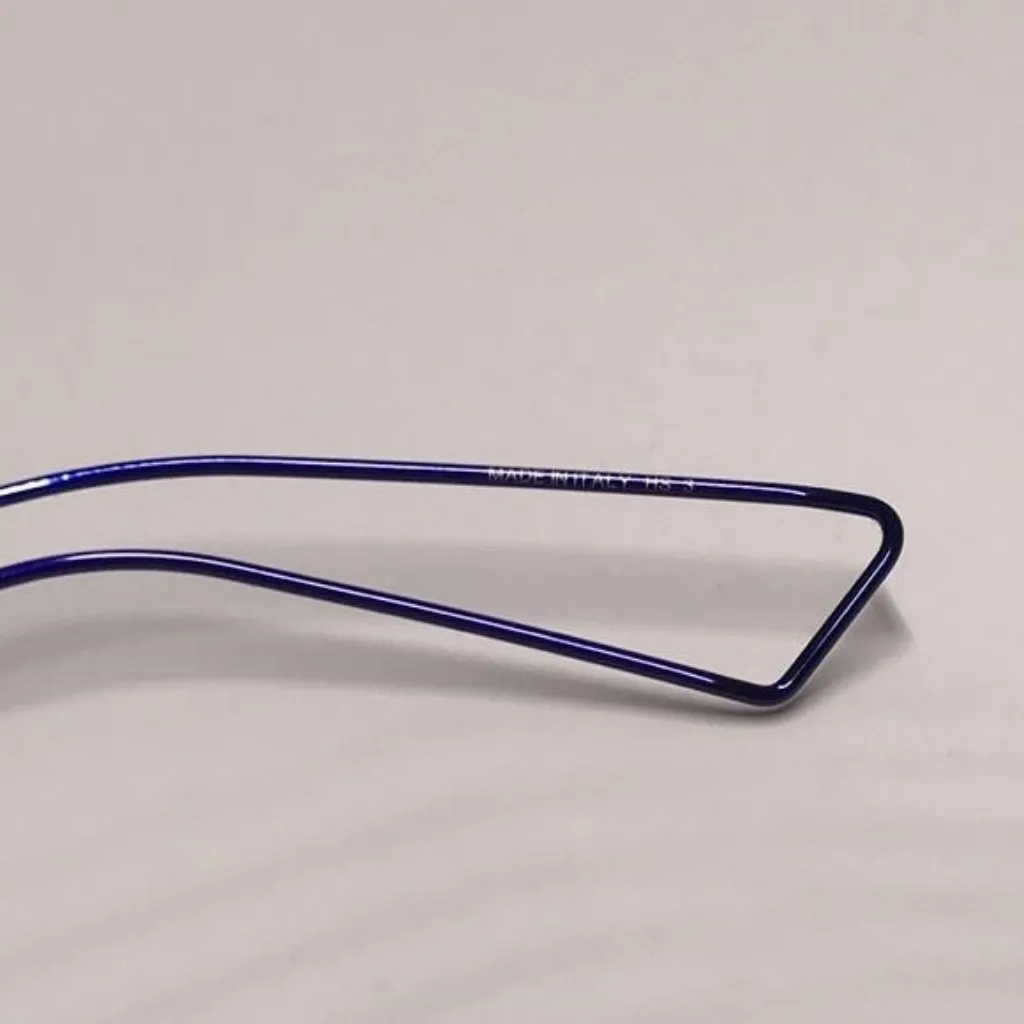 New Authentic CHRISTIAN DIOR Metal DioramaClub Sunglasses – Black & Blue - Image 4