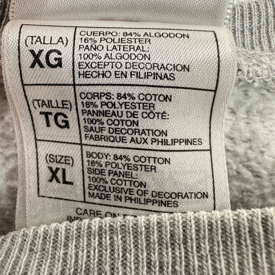 Vintage Disney Store Grumpy Dwarf Sweatshirt Women's XL Gray Graphic Crewneck - Image 5