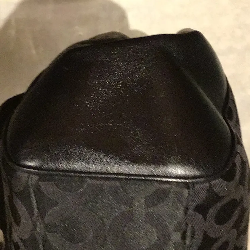 COACH MADISON OP ART SIGNATURE BLACK CANVAS TOTE HAND BAG COMES WITH 2 HANG TAGS - Image 8