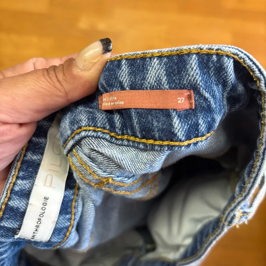 Anthropologie Pilcro Preppy Coastal Fisherman Quiet Luxury Bermuda Shorts 27 - Image 6