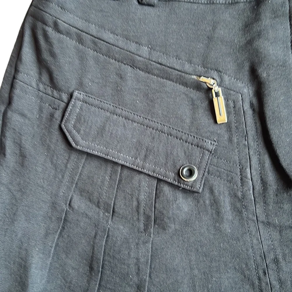 Jamie Sadock Bamboozle Jet Black Golf Skort Size 4 New - Image 4