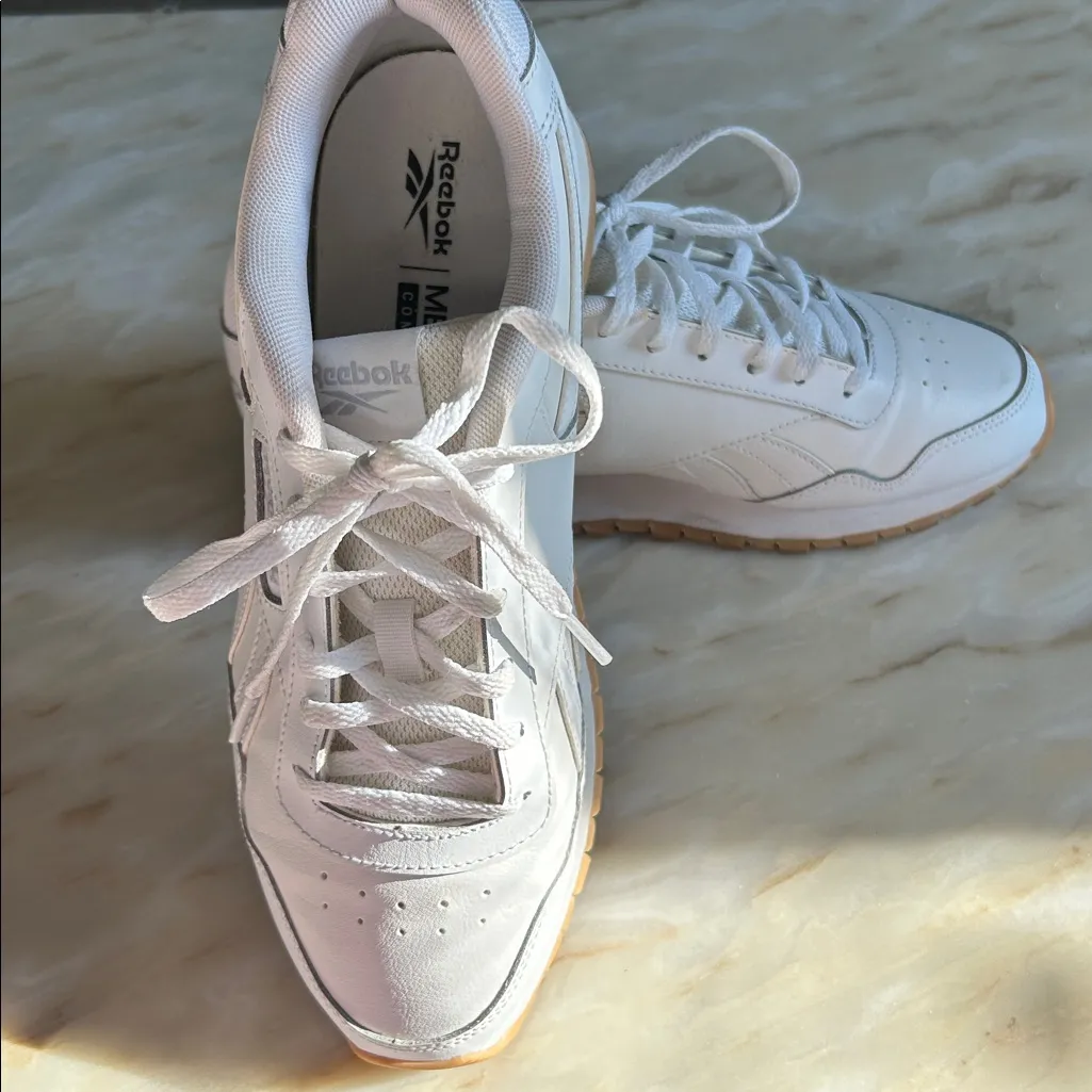 Reebok Women’s White Memorytech Ortholite* Glide Sneakers Sz 8.5 - Image 15