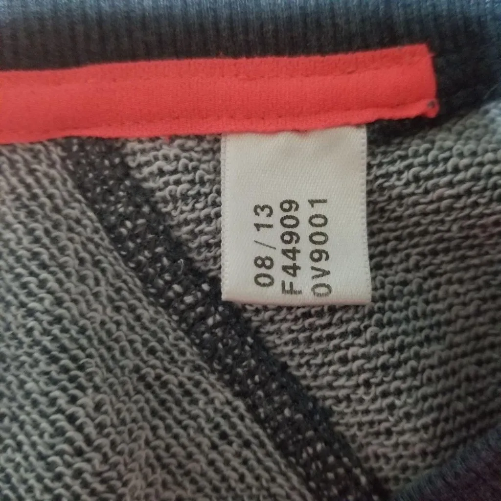 Adidas Womens Navy Sweatshirt With Pink Logo Climalite Fabric Size M 80% Cotton - Image 3