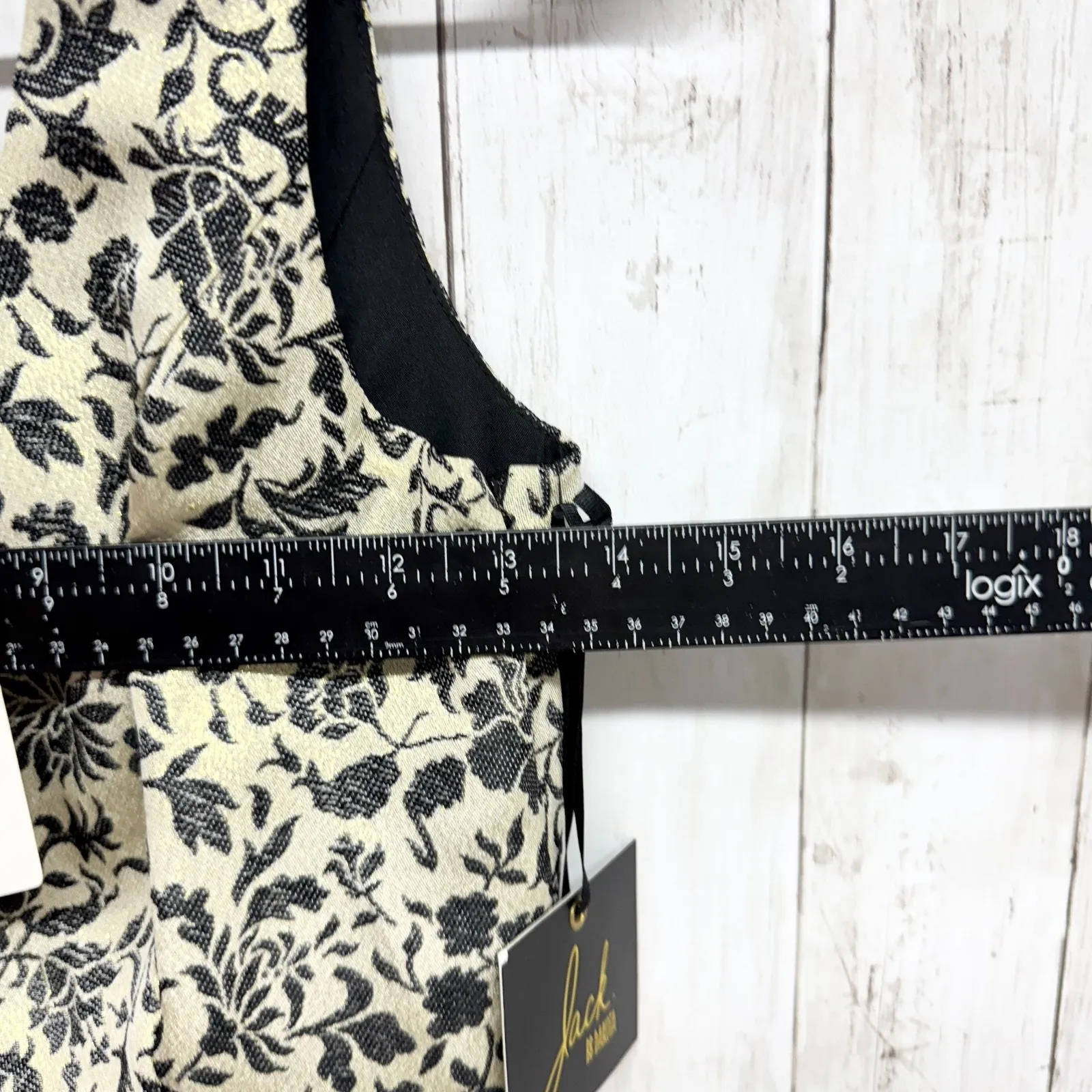 New Jack by BB Dakota Dress Women Sz 2 V-Neck Floral Sleeveless Wide Strap Mini - Image 7