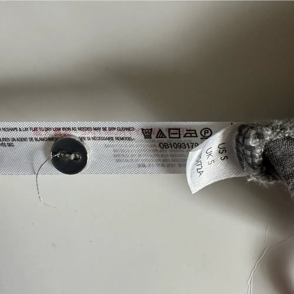 ANTHROPOLOGIE Marisa Hacci Wide Leg Sleep Jumpsuit sz Small Marled Heather gray - Image 16