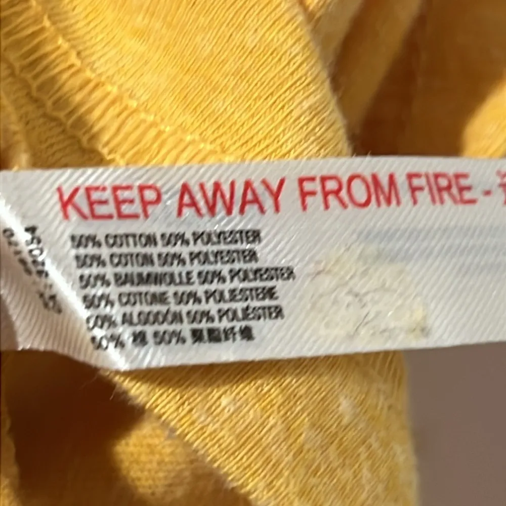 Free People FP Movement Swaying Sunflowers Wrap Tie Short Sleeve Tee Top Yellow - Image 7