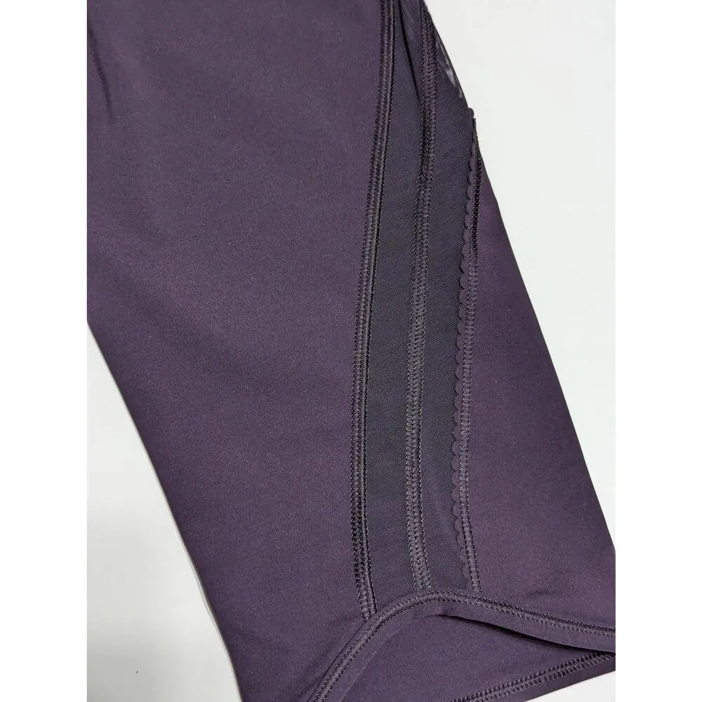 Lululemon Sun Setter Crop Leggings Boysenberry Plum Purple Womens 6 Sportswear - Image 5