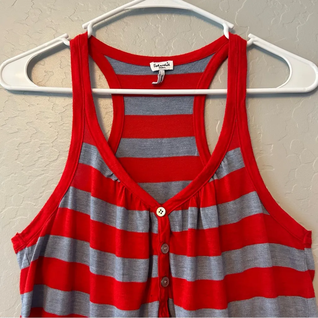 ⭐️Splendid set of two stripe supima cotton micro modal blend tank tops l small - Image 3