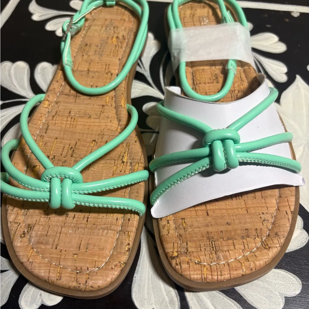 Nine West Hanklee Ankle Strap Flat Sandals - Image 2