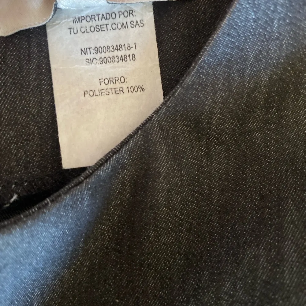 MYSTIC Los Angeles Dress in Black Denim Sz M - Image 10