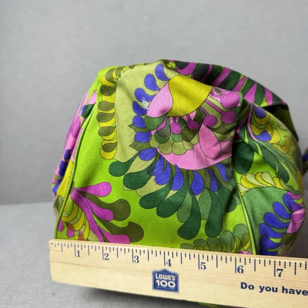 Kate Spade Floral Green Floral Pattern Hobo Bow Shoulder Bag purse With Dust Bag - Image 8