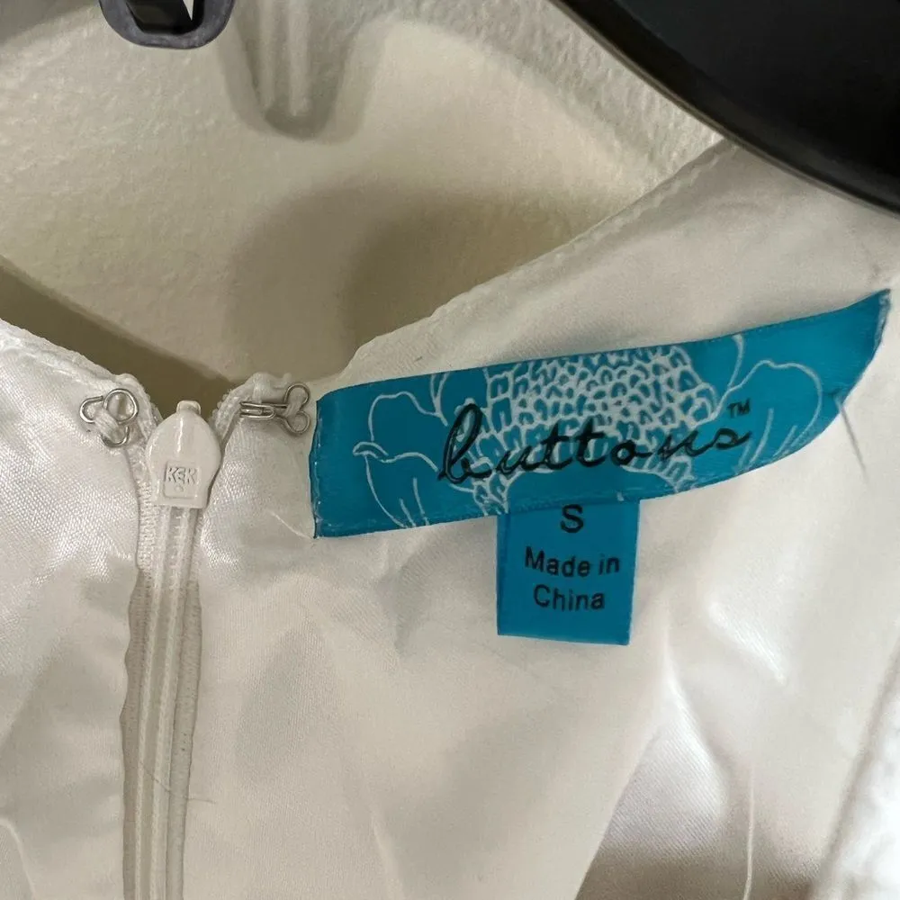 NWT Francesca’s white dress small White - Image 5