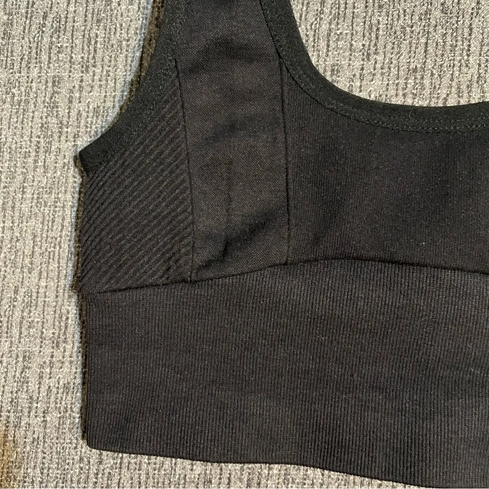 Free People Movement Free Throw Square Neck Bralette Black Size XS - Image 5