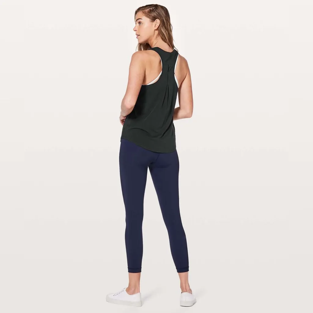 LULULEMON Love Tank *Pleated in Black Size 6 ?? - Image 11