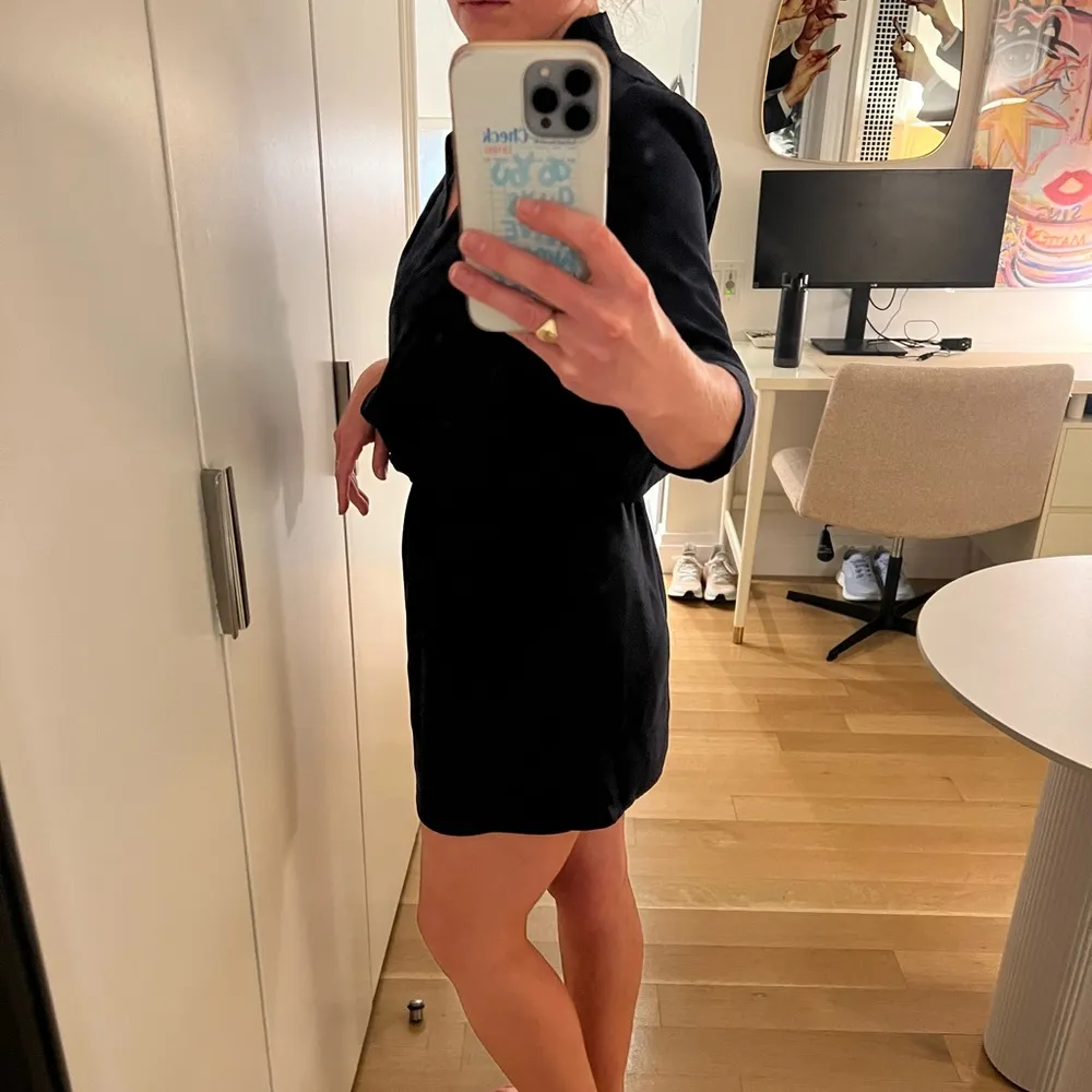 AMANDA UPRICHARD PURPLE DRAPE FRONT DRESS - Image 2