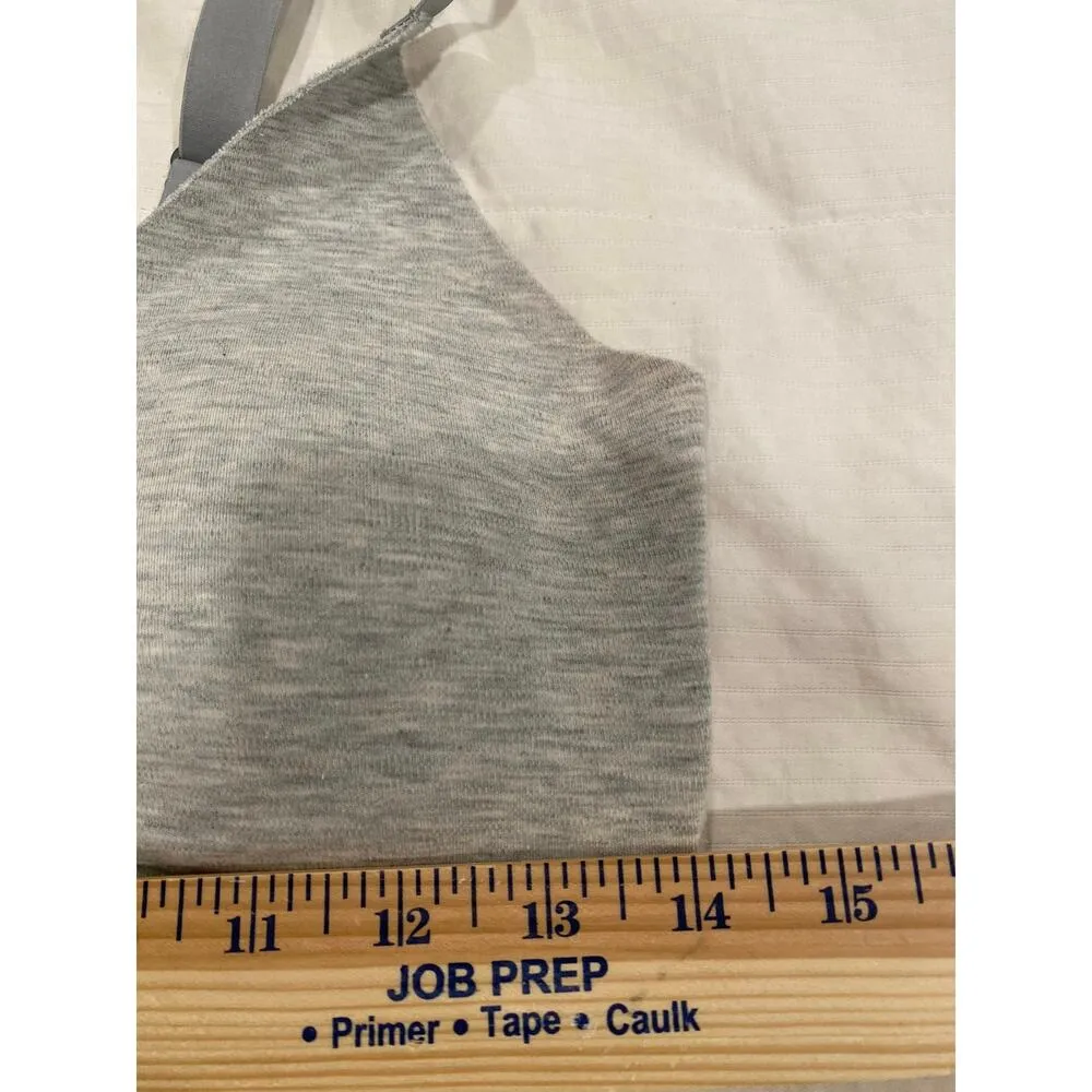 Aerie Women's Cotton Blend Bra Lightly Lined Adjustable Straps Gray Size L - Image 8