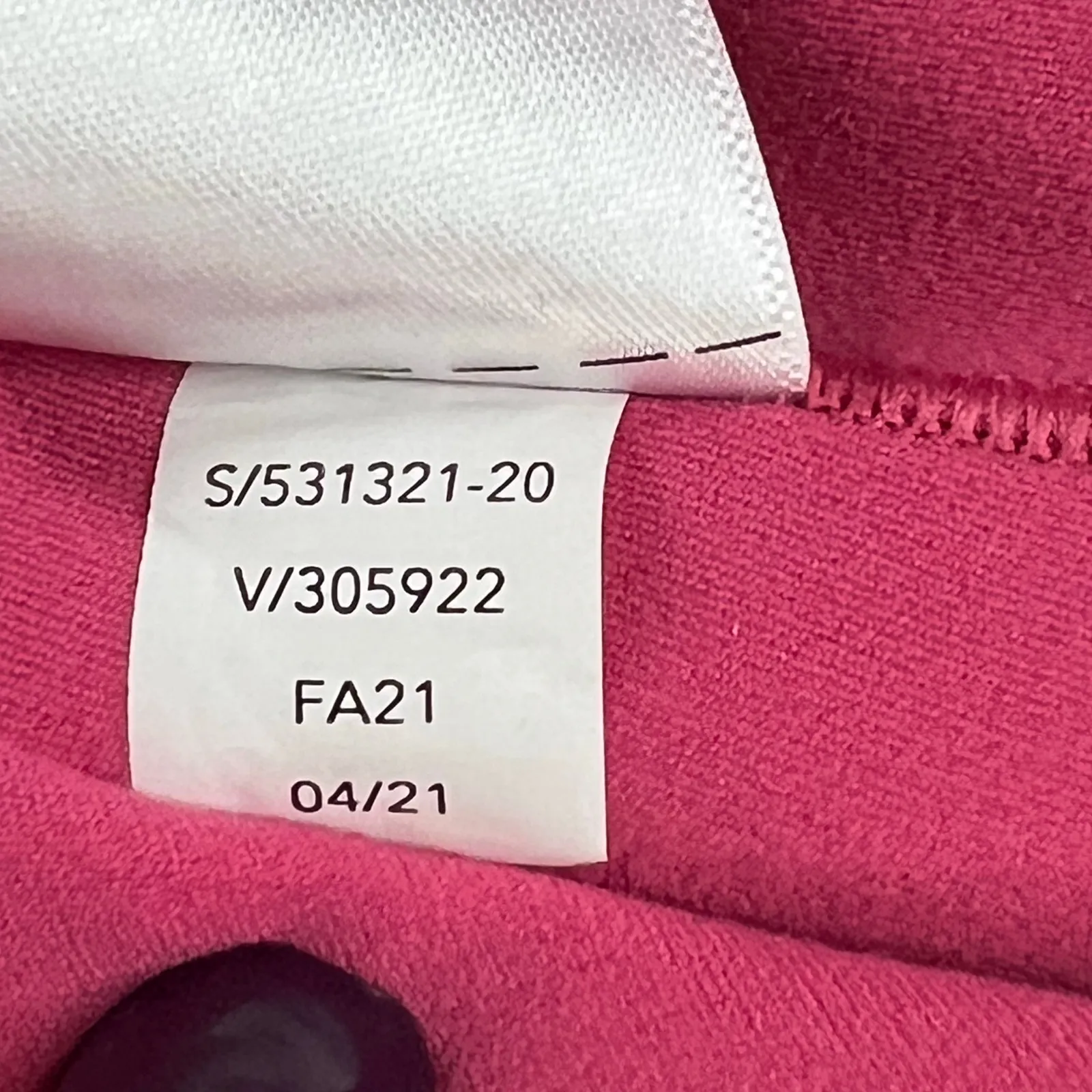 Athleta Salutation Stash Leggings Womens 2XL Pink 7/8 Pockets Yoga Activewear - Image 14