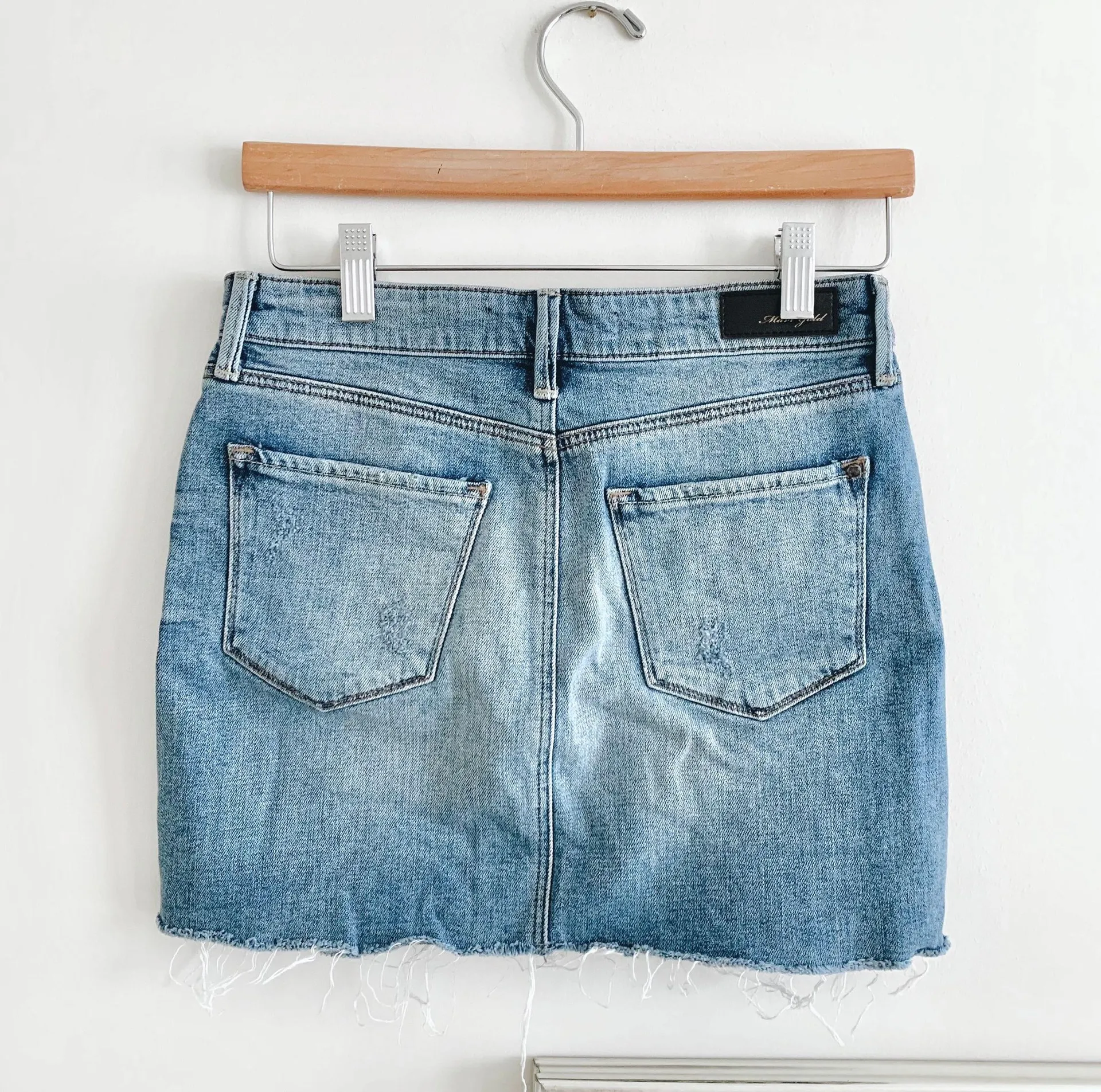 Denim Skirt Blue Size XS - Image 4