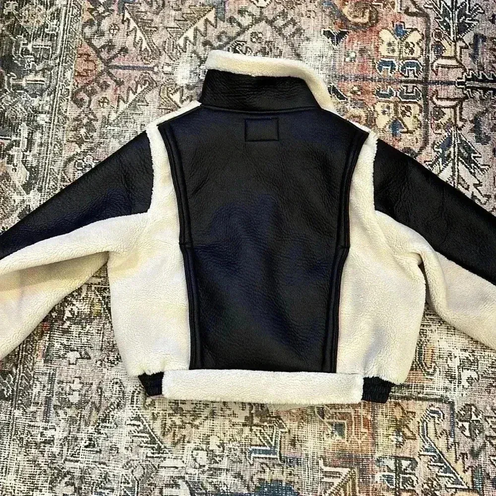 BLANK NYC  Mixed Media Moto Jacket size large - Image 11