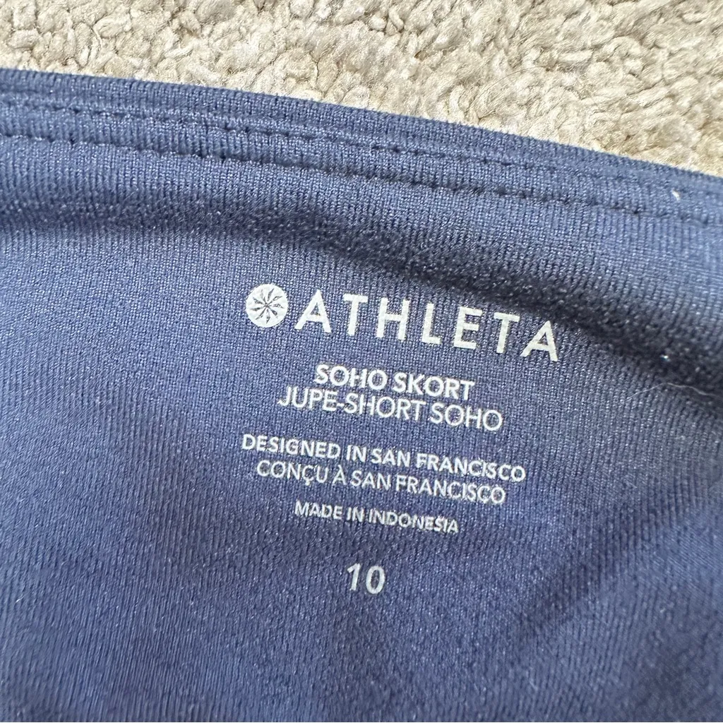 Athleta Women’s Soho Skort Skirt Pull On Mid Rise Outdoor UPF 50+ in Navy 10 - Image 11