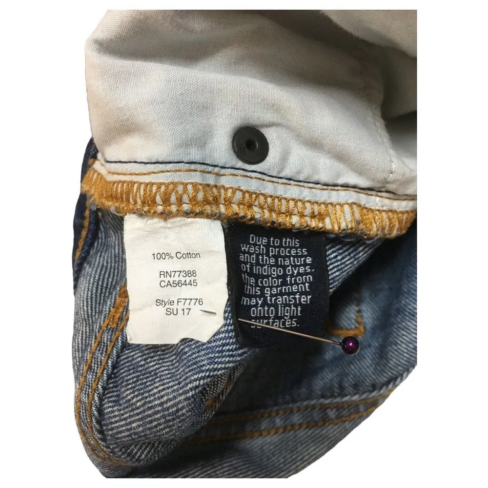 J Crew Shorts Womens 26 Cuffed Hem Denim Medium Wash Low Rise Classic Blue - Image 7