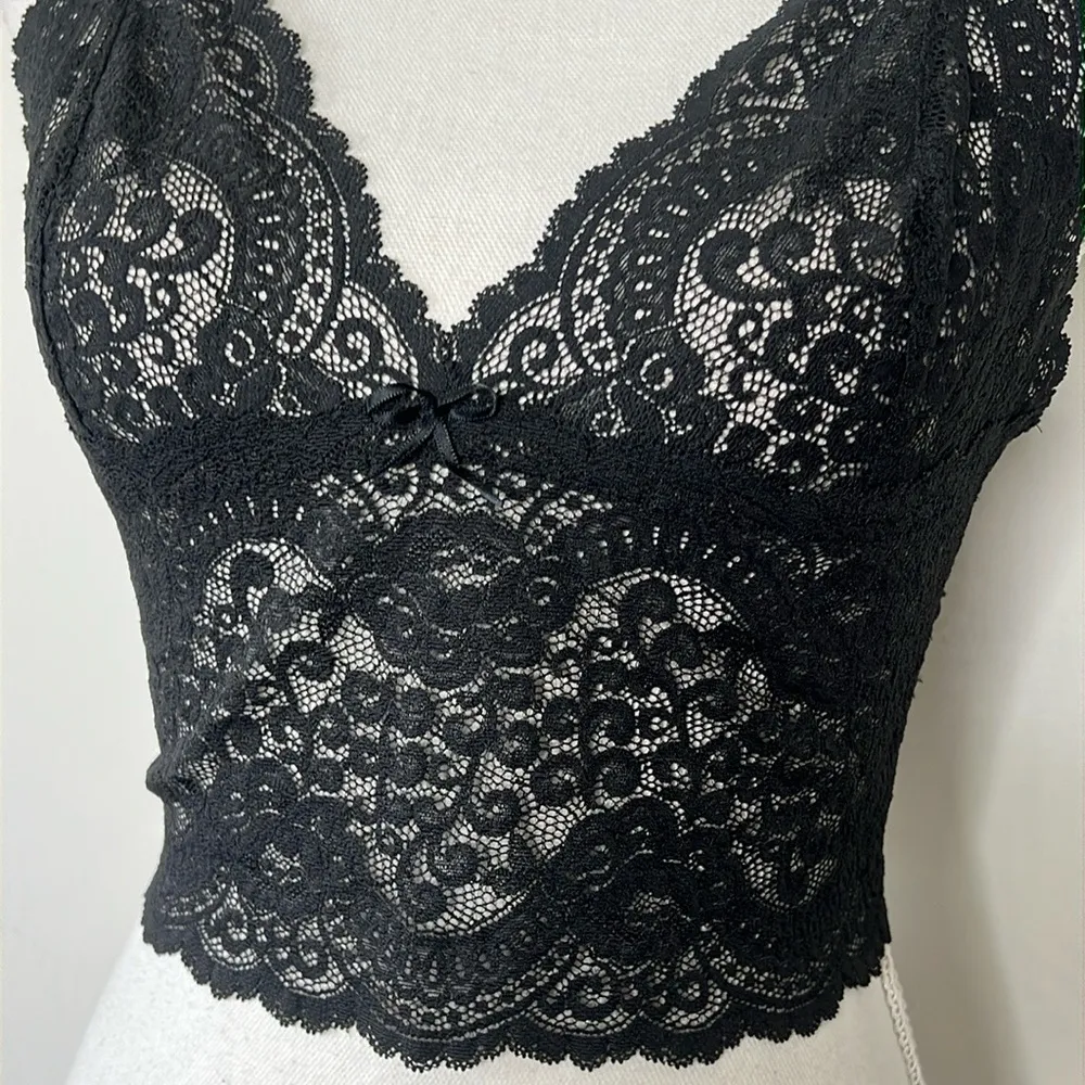 Y2K Victoria’s Secret Lace Cami Bralette - Image 3