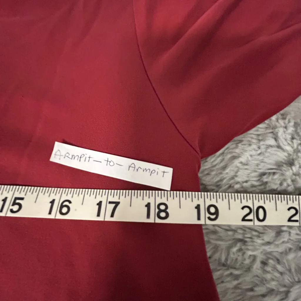 Rust/Red Modal Blend Women's Tunic - Image 3