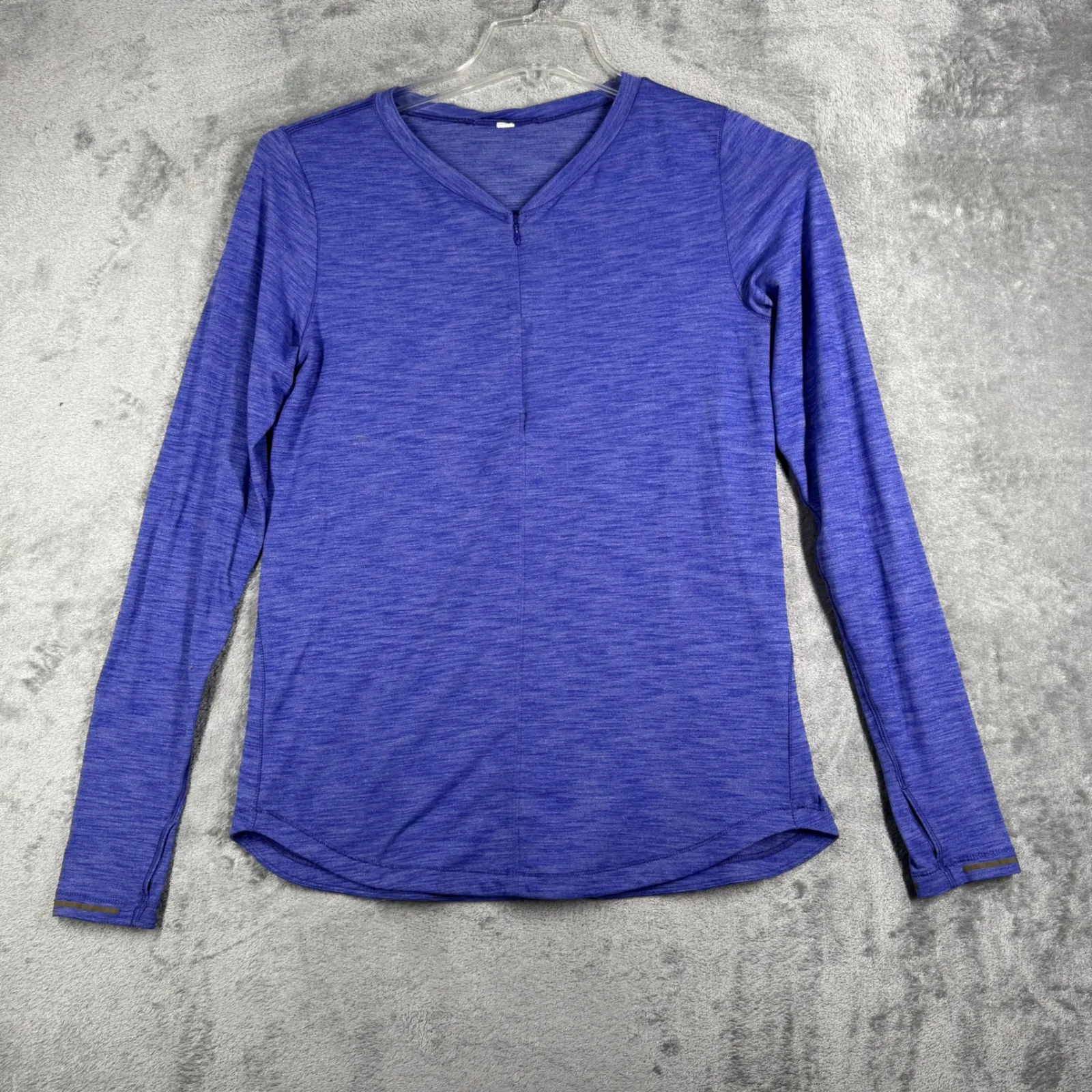 Lululemon Half Zip Top Womens Small Blue Purple Casual Gym Athleisure‎ Gorpcore - Image 2