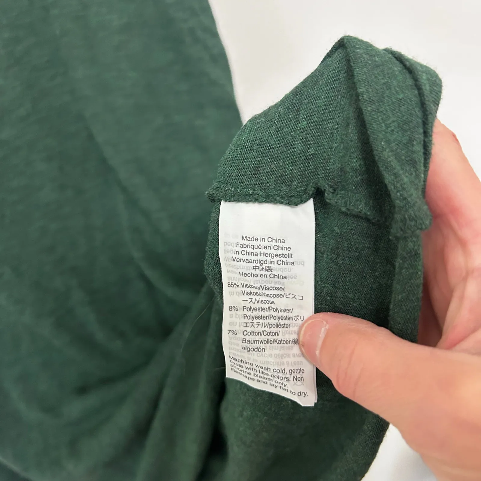 Madewell Green Boxy T Shirt Dress Sz M - Image 3