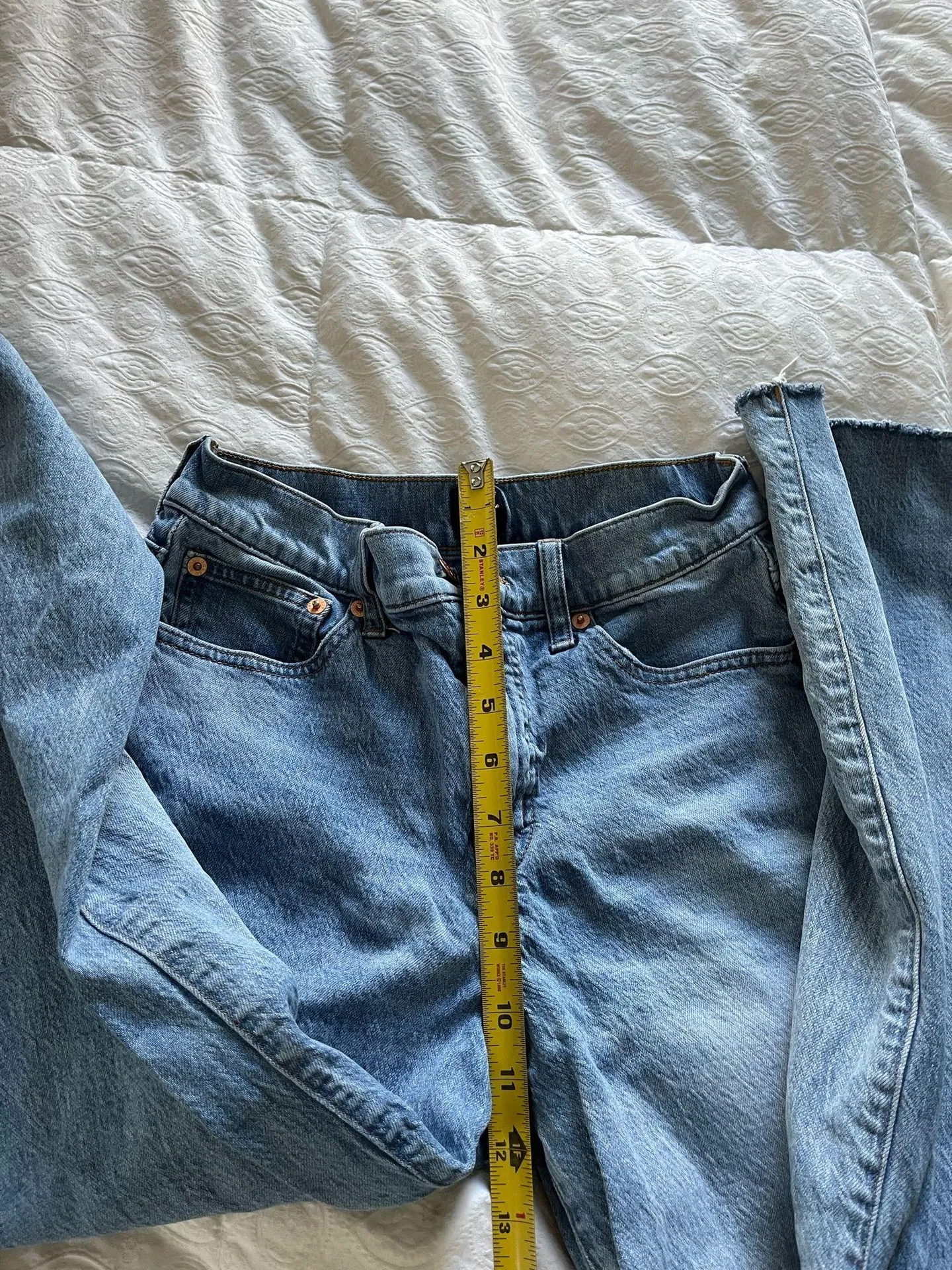 J Crew wide leg crop jeans size 26 - Image 5