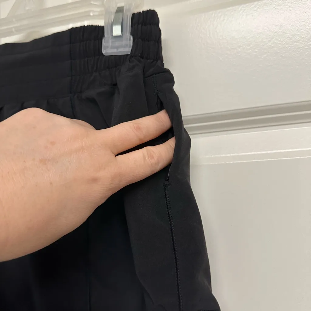 Lululemon Black Hotty Hot High-Rise Lined Short Size 8 - Image 11