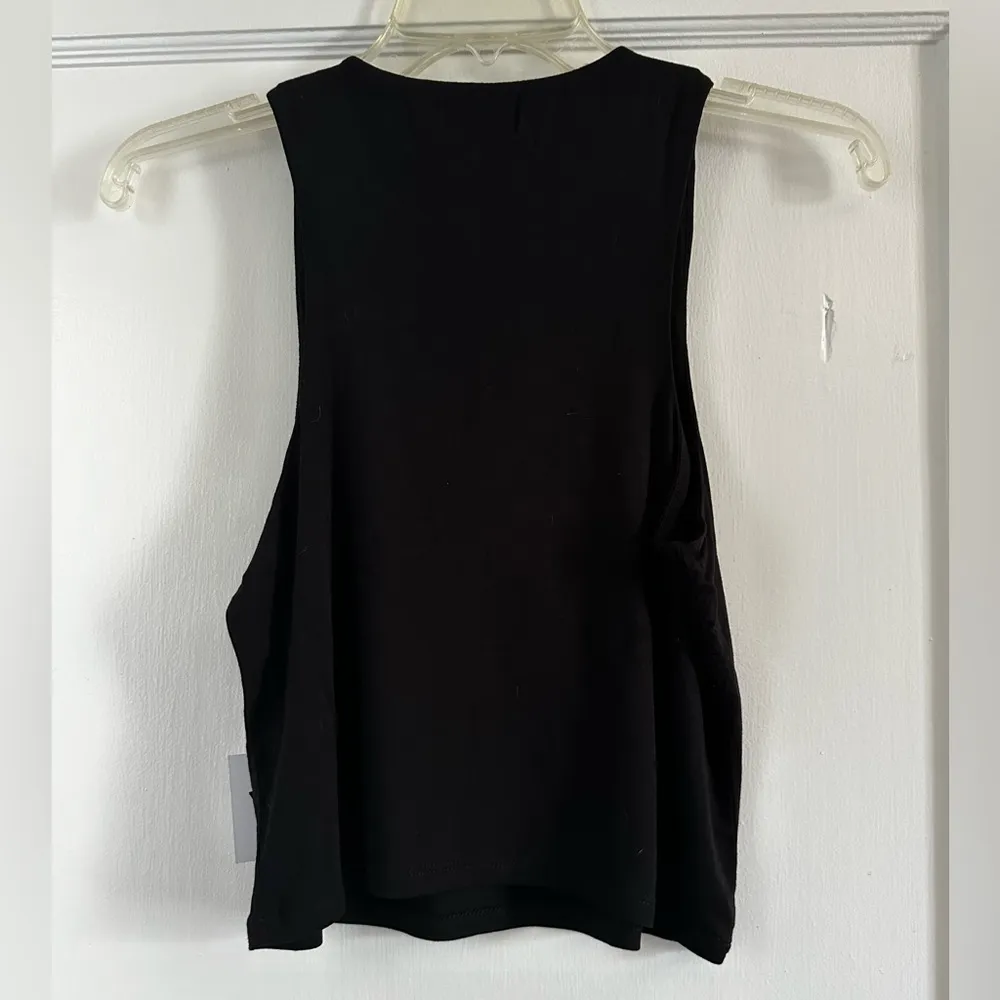 Black Cropped Tank from Dry Goods - Image 2