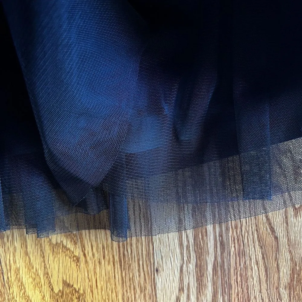 BCBGMAXAZRIA Black Taffeta Beaded Pleat Dress Size 4 Bodycon‎ Mini - Image 11