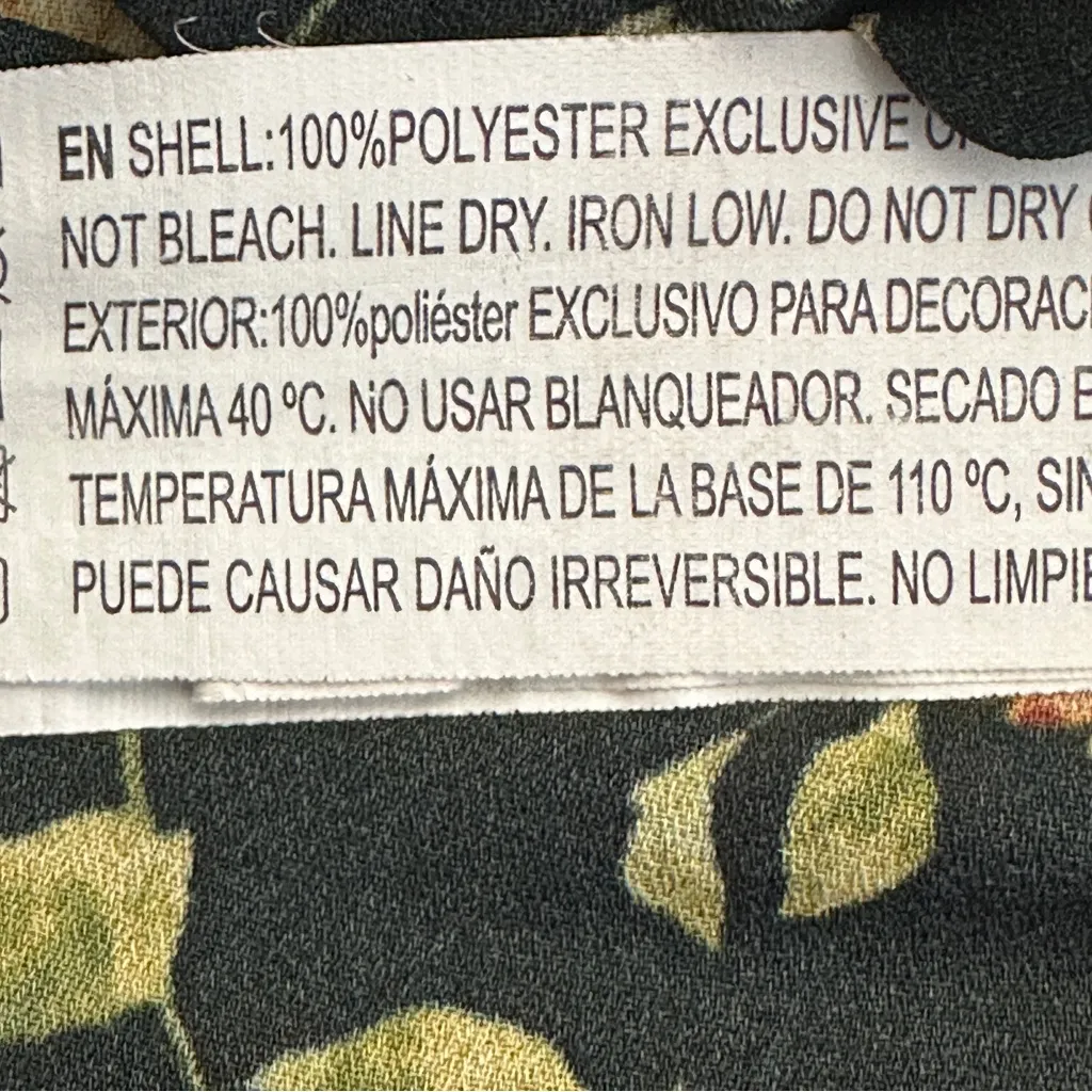 Forever 21 Floral Lace Cami Top Womens 0X Black Orange Boho Cottagecore Fall - Image 5