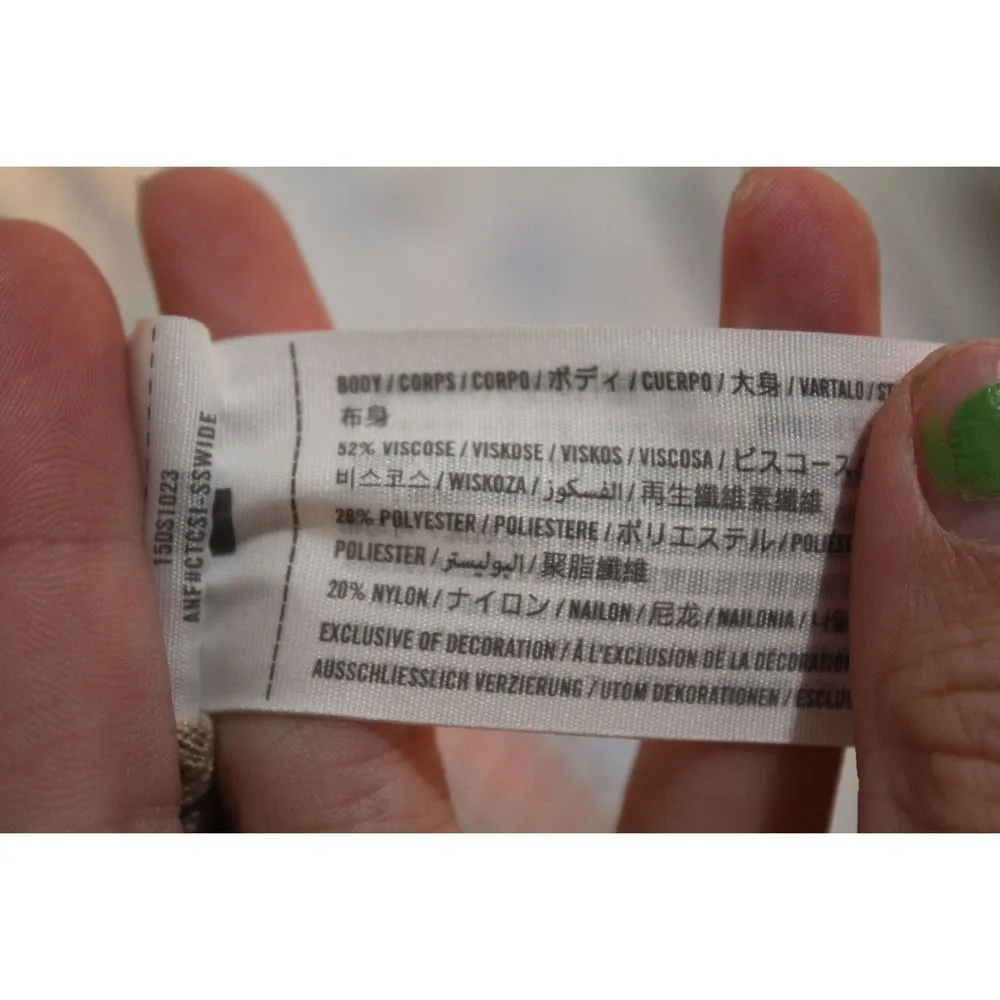 Womens Abercrombie & Fitch Soft AF Tan Long Sleeve Turtleneck Bodysuit Size S - Image 4