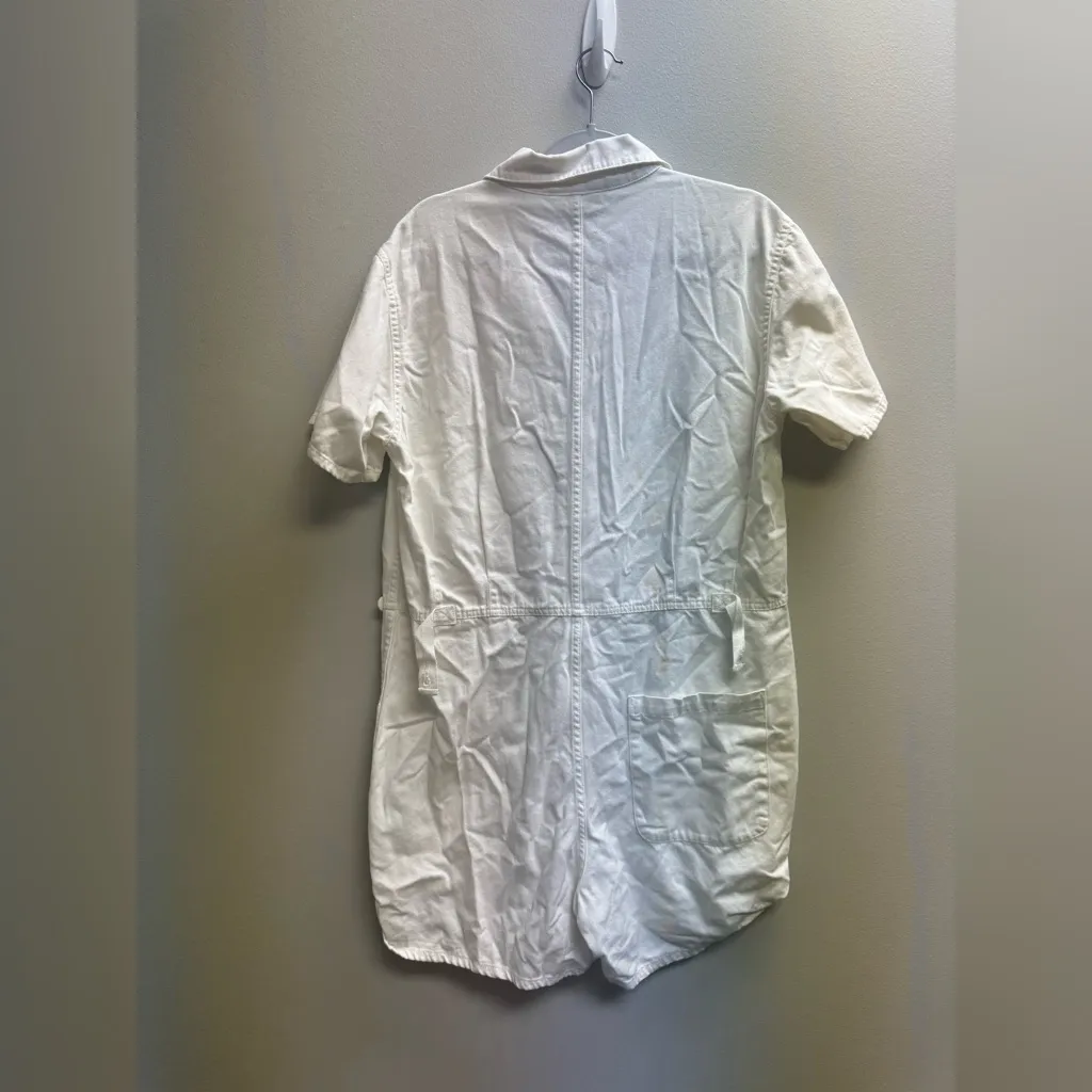 Pistola Cream Short Sleeve Romper - Image 4